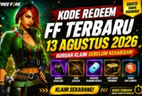 Kode Redeem Free Fire 13 Agustus 2026, Hadiah Gratis Siap Diburu. (Foto: ff.garena)