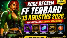 Kode Redeem Free Fire 13 Agustus 2026, Hadiah Gratis Siap Diburu. (Foto: ff.garena)