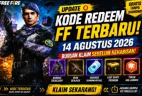 Kode Redeem FF Terbaru 14 Agustus 2026, Buruan Klaim Sebelum Kehabisan. (Foto: ff.garena)