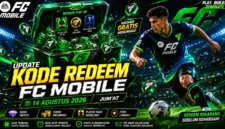 Kode Redeem FC Mobile 14 Agustus 2026, Hadiah Gratisnya Bikin Penasaran. (Foto: gamsgo)