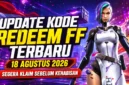 Kode Redeem FF Terbaru 18 Agustus 2026 Terbaru, Segera Klaim Hadiah Gratisnya. (Foto: ff.garena)