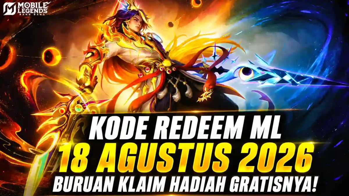 Kode Redeem ML 18 Agustus 2026 Terbaru, Buruan Klaim Hadiah Gratisnya. (Foto: mobilelegends)