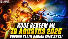Kode Redeem ML 18 Agustus 2026 Terbaru, Buruan Klaim Hadiah Gratisnya. (Foto: mobilelegends)