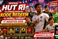 Spesial HUT RI, EA Sports Bagikan Kode Redeem FC Mobile Terbaru 17 Agustus 2026, Segera Klaim Sebelum Kehabisan. (Foto: AI)