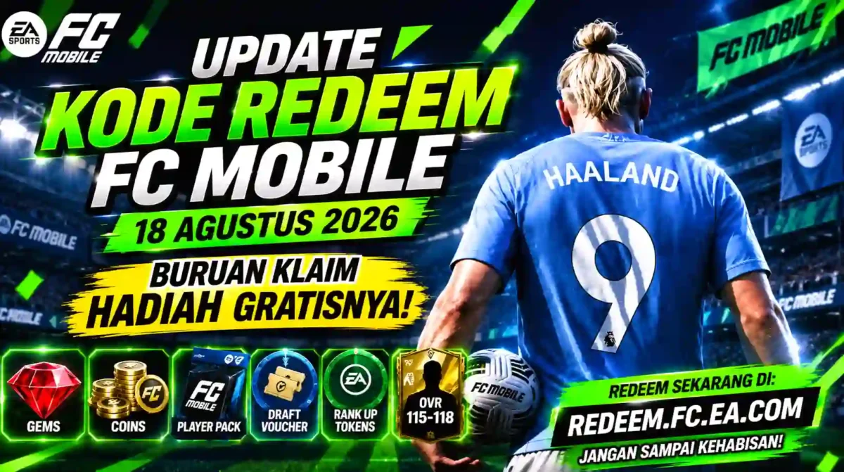 Update Kode Redeem FC Mobile 18 Agustus 2026, Buruan Klaim Hadiah Gratisnya. (Foto: FIFA U Team/akurat)