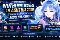 Kode Redeem Wuthering Waves 19 Agustus 2026, Buruan Klaim Hadiah Gratis Sebelum Hangus. (Foto: wutheringwaves.kurogames-ads)