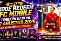 Daftar Kode Redeem FC Mobile Terbaru Hari Ini, 20 Agustus 2026, Cek Sebelum Kedaluwarsa. (Foto: FC Mobile/detik)
