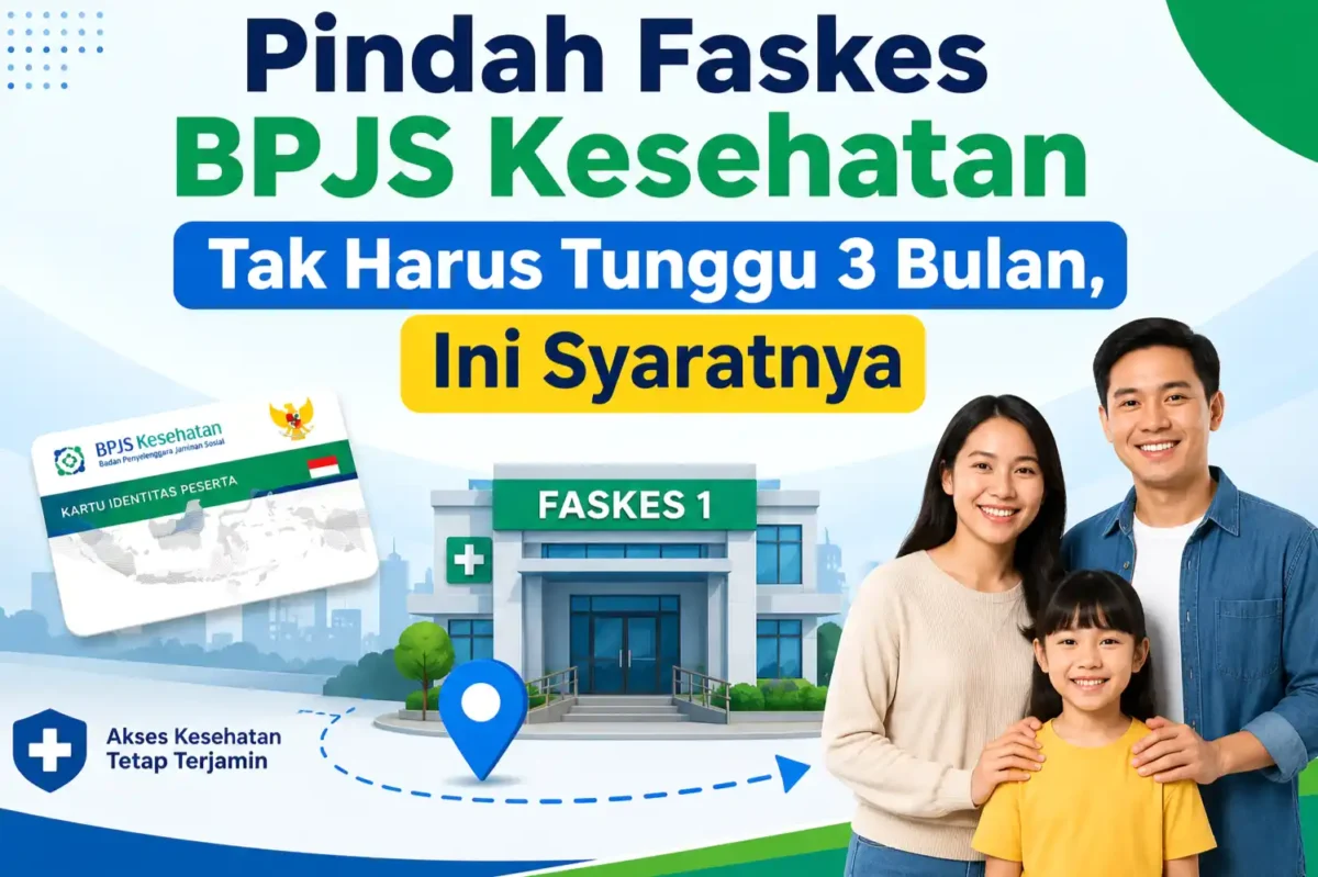 Pindah Faskes BPJS Kesehatan Tak Harus Tunggu 3 Bulan, Ini Syaratnya. (Foto: AI)