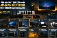 12 Perangkat Elektronik Ini Diam-Diam Tetap Menyedot Listrik Meski Tidak Digunakan. (Foto: AI)