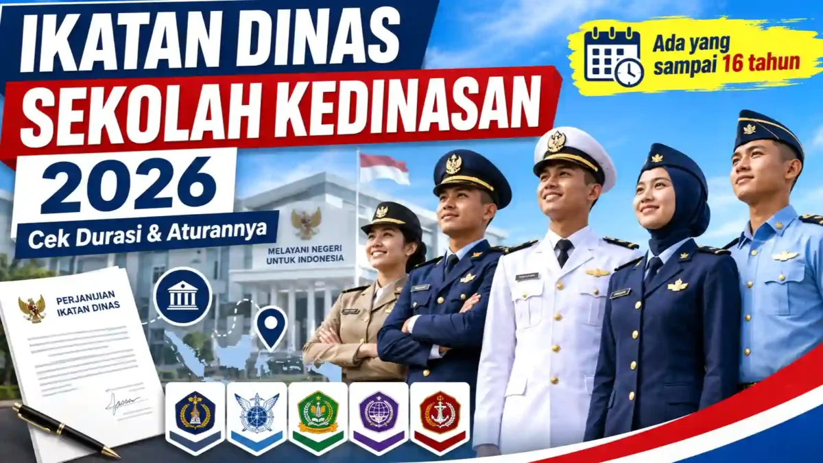 Mau Daftar Sekolah Kedinasan 2026? Cek Ikatan Dinasnya, Ada yang Sampai 16 Tahun. (Foto: AI)