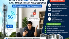 Sinyal 5G Hilang Saat Masuk Rumah atau Gedung? Ini Penyebab dan Cara Mengatasinya. (Foto: AI)