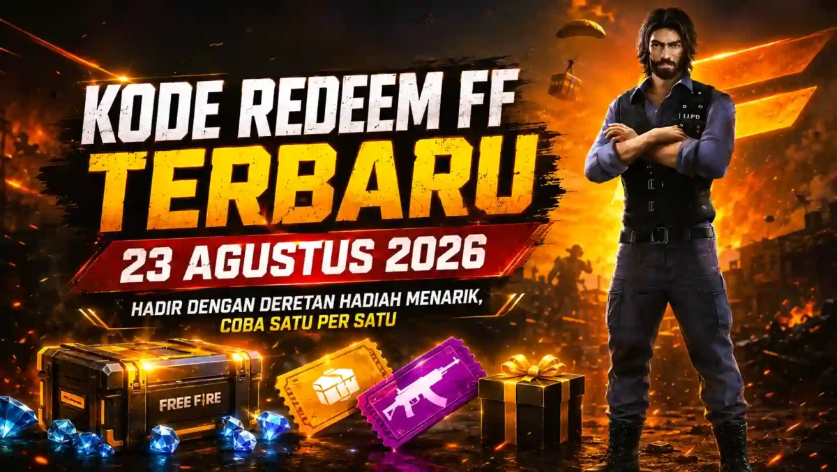 Kode Redeem FF Terbaru 23 Agustus 2026 Hadir dengan Deretan Hadiah Menarik, Coba Satu per Satu. (Foto: ff.garena)