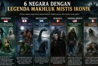 6 Negara dengan Legenda Makhluk Mistis Ikonik, Indonesia Punya Kuntilanak hingga Nyi Roro Kidul. (Foto: AI)