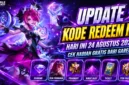 Kode Redeem ML Hari Ini 24 Agustus 2026, Cek Hadiah Gratis dari Moonton. (Foto: mobilelegends)