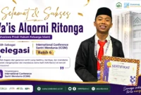 Wa’is Alqorni Ritonga, Mahasiswa IAIN Kerinci, Terpilih Jadi Delegasi International Conference Santri Mendunia Batch 6. (Foto: iainkerinci)