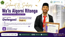 Wa’is Alqorni Ritonga, Mahasiswa IAIN Kerinci, Terpilih Jadi Delegasi International Conference Santri Mendunia Batch 6. (Foto: iainkerinci)