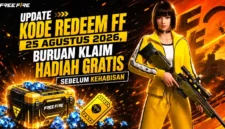 Update Kode Redeem FF 25 Agustus 2026, Buruan Klaim Hadiah Gratis Sebelum Kehabisan. (Foto: ff.garena)
