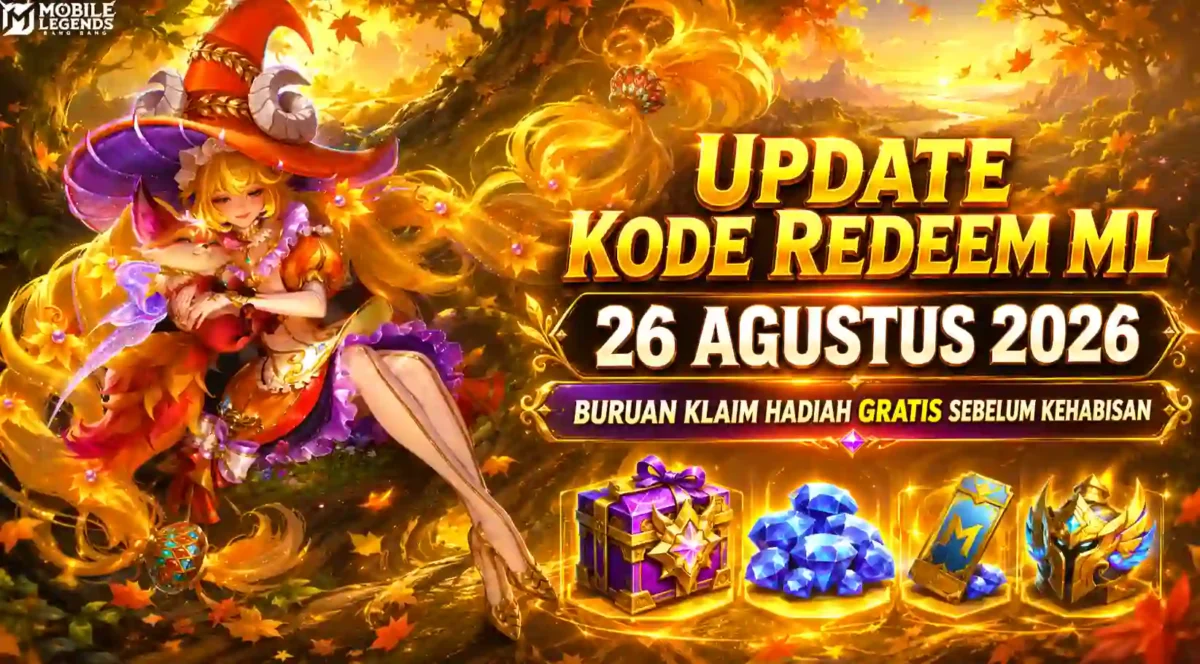 Buruan Tukarkan Kode Redeem ML 26 Agustus 2026, Jangan Sampai Kehabisan. (Foto: mobilelegends)