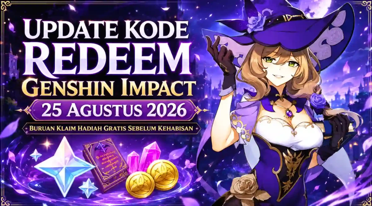 Buruan Cek Kode Redeem Genshin Impact 25 Agustus 2026, Ada Primogem dan Hadiah Gratis. (Foto: genshin.hoyoverse)