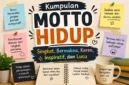 Kumpulan Motto Hidup Singkat, Bermakna, Keren, Inspiratif, dan Lucu. (Foto: AI)