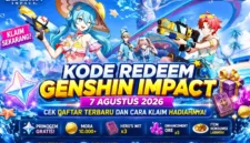 Kode Redeem Genshin Impact 7 Agustus 2026, Cek Daftar Terbaru dan Cara Klaim Hadiahnya. (Foto: genshin.hoyoverse)