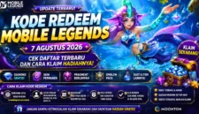 Kode Redeem ML 7 Agustus 2026 Terbaru, Cek Daftar dan Cara Klaim Hadiahnya. (Foto: mobilelegends)