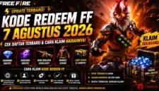 Kode Redeem FF Terbaru 7 Agustus 2026, Cek Daftar dan Cara Klaim Hadiahnya. (Foto: ff.garena)