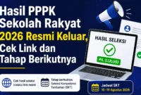 Hasil PPPK Sekolah Rakyat 2026 Resmi Keluar, Cek Link dan Tahap Berikutnya. (Foto: AI)