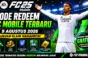 EA Sports Rilis Kode Redeem FC Mobile Terbaru 9 Agustus 2026, Buruan Klaim Hadiahnya. (Foto: telkomsel)