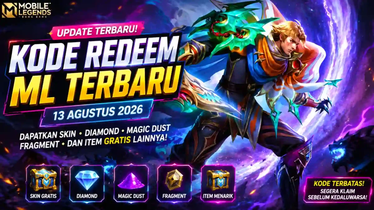 kode redeem ML 13 Agustus 2026. (Foto: mobilelegends)