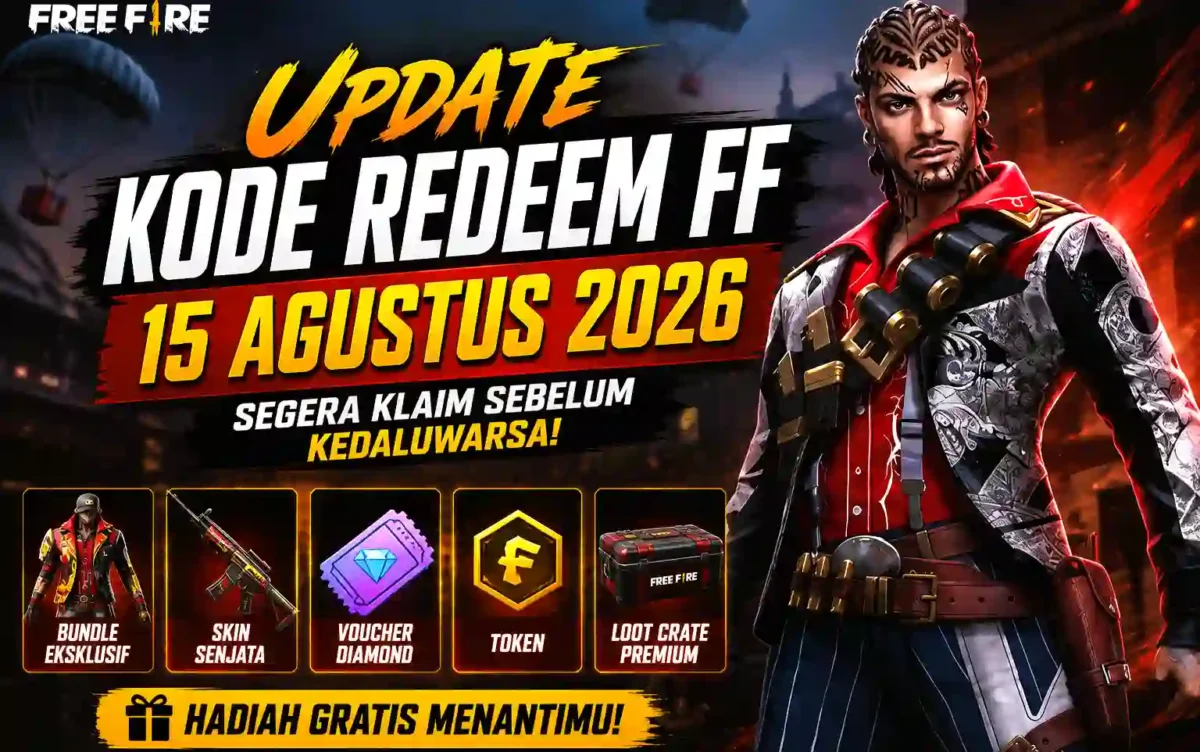 23 Kode Redeem FF 15 Agustus 2026, Segera Klaim Sebelum Kedaluwarsa. (Foto: ff.garena)
