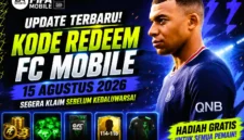 22 Kode Redeem FC Mobile 15 Agustus 2026, Klaim Gems dan Player Pack. (Foto: ea)