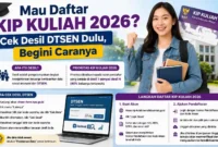 Mau Daftar KIP Kuliah 2026? Cek Desil DTSEN Dulu, Begini Caranya. (Foto: AI)