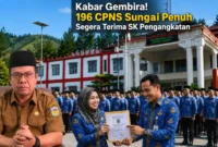 Kabar Gembira! 196 CPNS Sungai Penuh Segera Terima SK Pengangkatan. (Foto: Istimewa/AI)