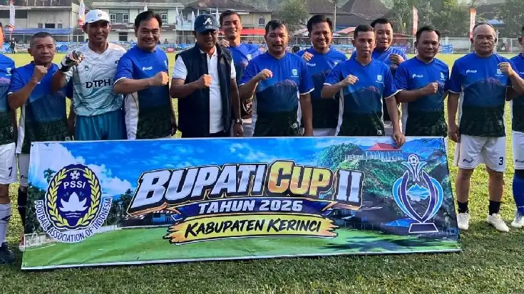 Bupati Cup II Kerinci 2026 Resmi Bergulir, 41 Tim Berebut Gelar Juara. (Foto: jambiekspres.disway)