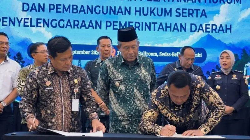 Wali Kota Alfin Hadiri Launching Jambi IP Ecosystem, Sungai Penuh Dorong Perlindungan Kekayaan Intelektual. (Foto: inbrita)