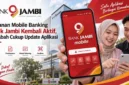 Layanan Mobile Banking Bank Jambi Kembali Aktif, Nasabah Cukup Update Aplikasi. (Gambar: Ilustrasi AI)