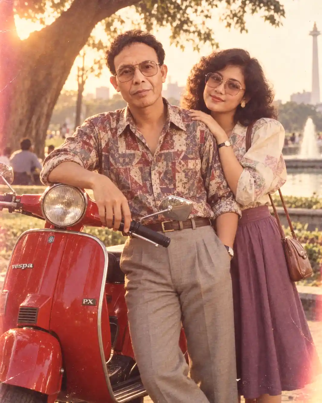Prompt foto 80-an ChatGPT motor klasik