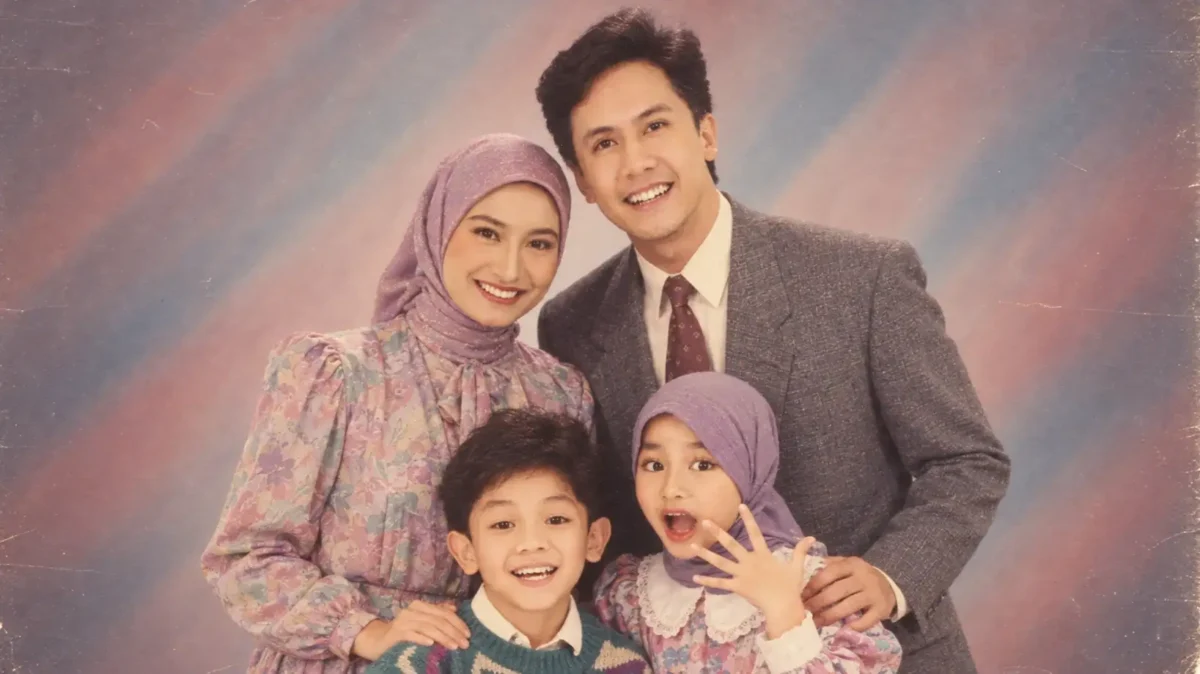 10 Prompt Foto 80-an ChatGPT, dari Gaya Studio hingga Album Keluarga Jadul. (Gambar: Ilustrasi AI)