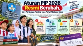 Aturan PIP 2026 Resmi Berubah, Ini 4 Perubahan Penting yang Perlu Diketahui Siswa. (Gambar: Ilustrasi AI)