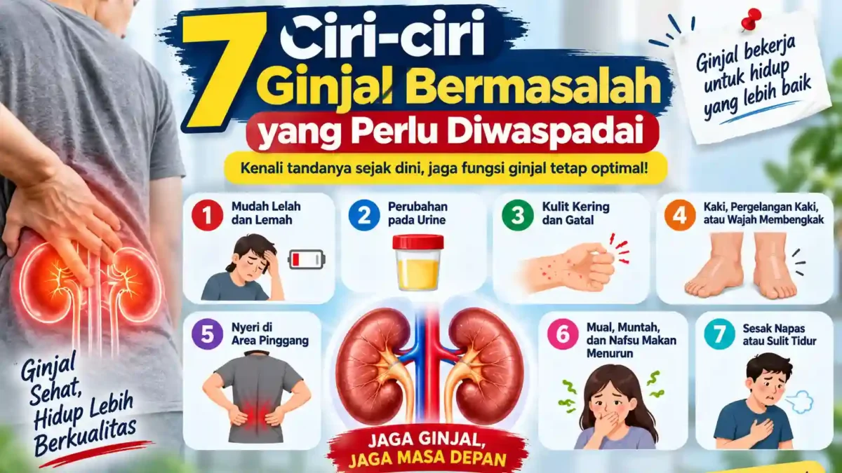 Ciri-ciri Ginjal Bermasalah yang Perlu Diwaspadai, dari Urine Berubah hingga Kaki Bengkak. (Gambar: Ilustrasi AI)