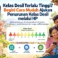 Kelas Desil Terlalu Tinggi? Begini Cara Mudah Ajukan Penurunan Kelas Desil melalui HP. (Gambar: Ilustrasi AI)