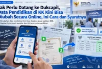 Tak Perlu Datang ke Dukcapil, Data Pendidikan di KK Kini Bisa Diubah Secara Online, Ini Cara dan Syaratnya . (Gambar: Ilustrasi AI)