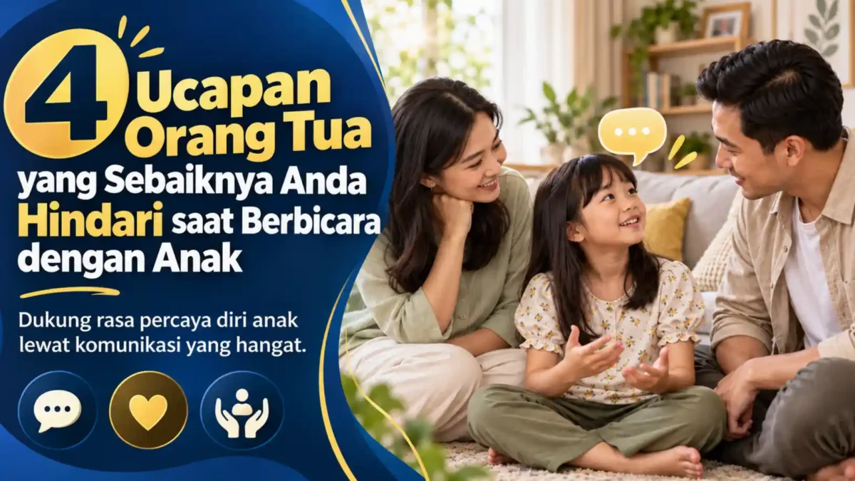 4 Ucapan Orang Tua yang Sebaiknya Anda Hindari saat Berbicara dengan Anak. (Gambar: Ilustrasi AI)