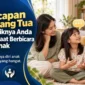 4 Ucapan Orang Tua yang Sebaiknya Anda Hindari saat Berbicara dengan Anak. (Gambar: Ilustrasi AI)