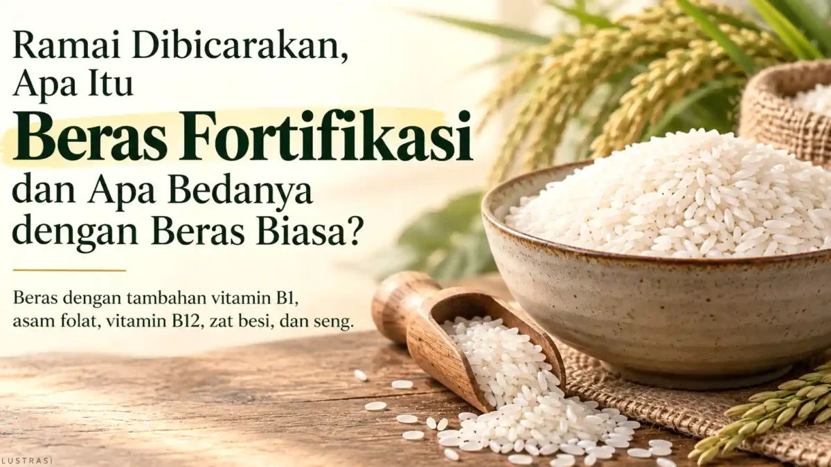 Ramai Dibicarakan, Apa Itu Beras Fortifikasi dan Apa Bedanya dengan Beras Biasa? (Gambar: Ilustrasi AI)