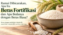 Ramai Dibicarakan, Apa Itu Beras Fortifikasi dan Apa Bedanya dengan Beras Biasa? (Gambar: Ilustrasi AI)