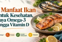 4 Manfaat Ikan untuk Kesehatan. (Gambar: Ilustrasi AI)