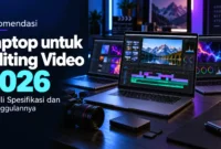 Rekomendasi Laptop untuk Editing Video 2026, Kenali Spesifikasi dan Keunggulannya. (Gambar: Ilustrasi AI)
