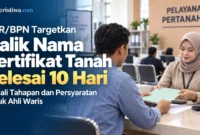 ATR/BPN Targetkan Balik Nama Sertifikat Tanah Selesai 10 Hari, Kenali Tahapan dan Persyaratan untuk Ahli Waris. (Gambar: Ilustrasi AI)